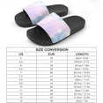 thumbnail image 2 of GZHJMY Stylish Slides for Women Men, Cartoon Pastel Shooting Stars and Glowing Bubbles Soft Flexible Slip-on Sandals Slippers, 2 of 7