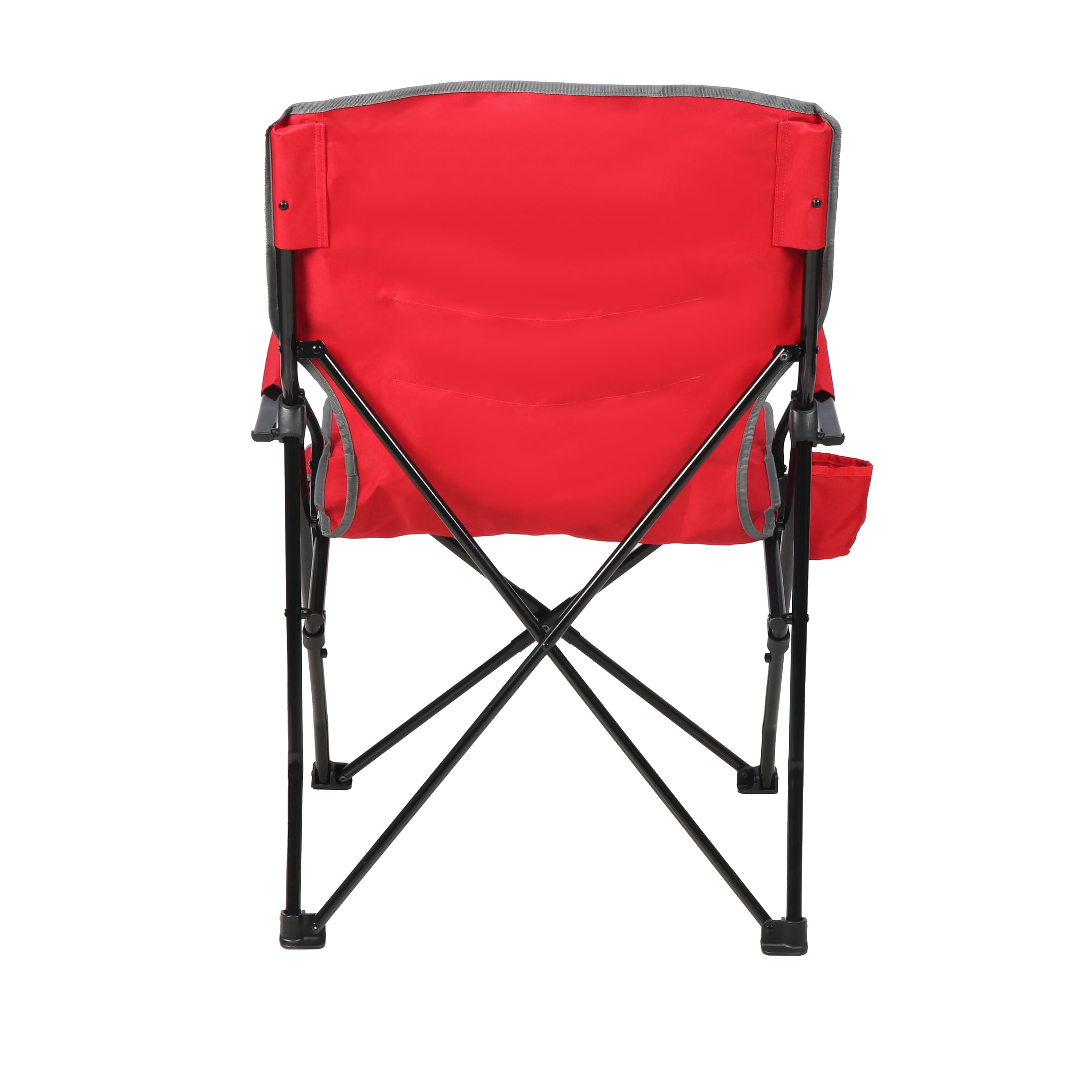 Ozark Trail Hard Arm Heated Chair, Red