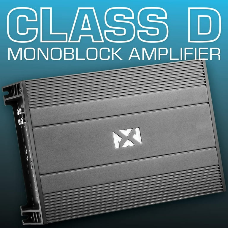 NVX NDA Watt RMS N-Series Class D 1-Ohm Stable Monoblock Amplifier
