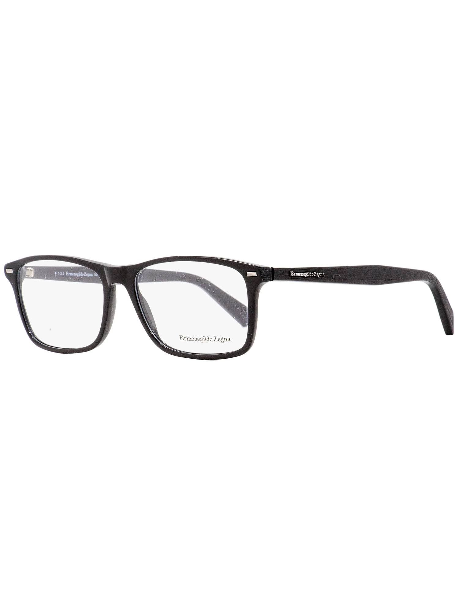 Ermenegildo Zegna Rectangular Eyeglasses EZ5069 001 Black 55mm 5069 ...
