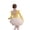 Yellow + Gauze Skirt, variant on LYMAYTER 3-11Y Girls Ballet Leotard Long Sleeve Dance 2PC Set Fashion Solid Color Tutu Skirt