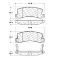 thumbnail image 2 of Centric Parts 102.03250 C-Tek Standard Metallic Brake Pad, 2 of 4
