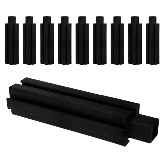 COSMOBETTY 10Ud Soportes De Plástico Negros Para Maceteros Elevados Para En Y Patio