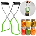 thumbnail image 5 of Yucurem Canning Glass Tongs Stainless Steel Canning Jar Lifter For Home Kitchen Kitchen Essentials (Green), 5 of 9