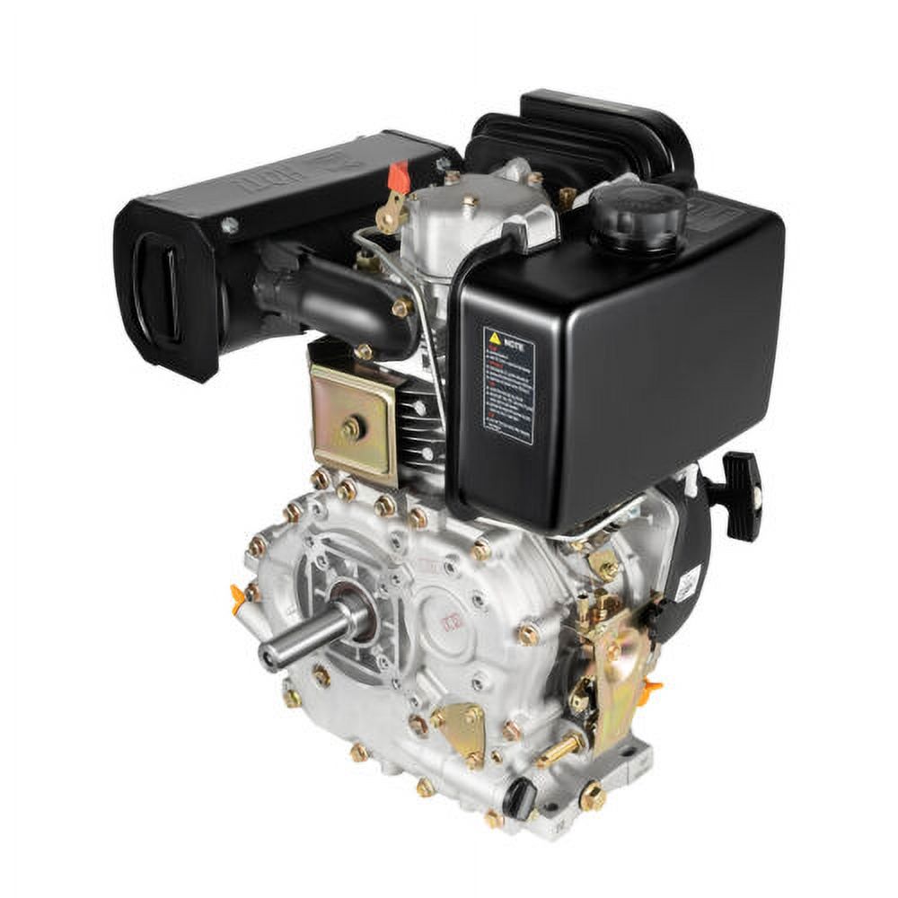 10HP 4 Stroke Diesel Engine Heavy-Duty Single Cylinder 1" Shaft 418CC Air-Cooled