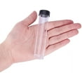 thumbnail image 5 of 30 Pack 0.85oz Clear Plastic Tube Bead Containers Liquid Containers with Black Screw-Top Lid Cylindrical Bottom Easy to Stand and Place (Diameter 0.78"/ Length 4.13"), 5 of 7