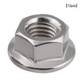 thumbnail image 4 of Scienceny Paquete de 12 tuercas hexagonales con brida, tornillo M12 de acero inoxidable, piezas de repuesto industriales portátiles, accesorios Herramientas y ferretería, 4 of 5