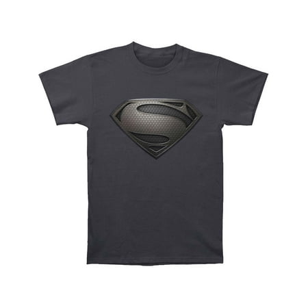 Superman Men's  Mos Desaturated T-shirt Charcoal