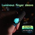 thumbnail image 4 of Sensitive Gaming Finger Sleeve Ultra-thin Touch Screen Finger Cots For Gamer Gaming Fingertip Gloves Luminous Accessories New, 4 of 8