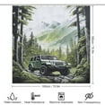 thumbnail image 2 of The Mountain Is Calling Shower Curtain Modern Home Bathroom Bathtub Decor Waterproof Fabric with 12PCS Hooks, 2 of 8