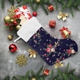 thumbnail image 6 of Coolnut Wildflower Christmas Stocking, Personalized Large Candy Stocking, Xmas Stockings Decoration Hanging Gift for Family Holiday Party Ornaments Decor Fireplace, 6 of 7