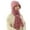 Pink, variant on MIASHUI Plush Thick Hat and Scarf Combo for Women, Double-Layer Warm Knit Scarf Set, Winter Scarf for Women, Cold Weather Scarf Khaki