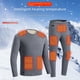 thumbnail image 2 of Ropa interior térmica con calefacción de temperatura constante por USB, zona inteligente de invierno 18, para parejas, pantalones calefactores eléctricos, traje a prueba de frío, 2 of 6