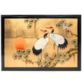 thumbnail image 6 of Oriental Furniture Gold Lacquer Nesting Tables - Cranes, 6 of 6