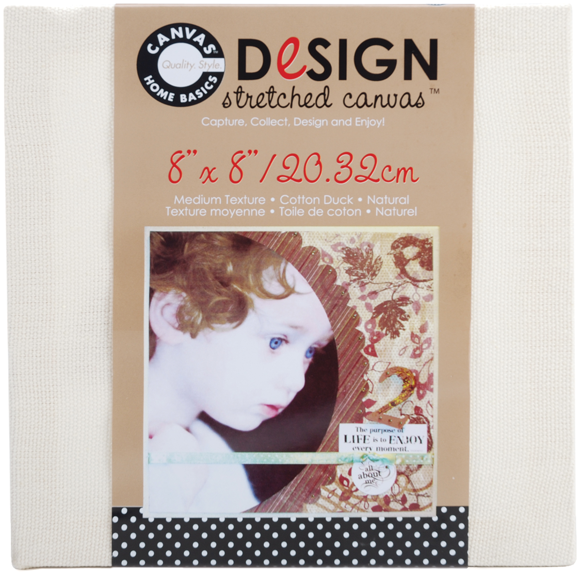 Canvas Corp Stretched Canvas, 8" x 8"