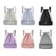 thumbnail image 4 of Qarigey Bolsa de gimnasio para adultos, impermeable informal para Fitness, ropa, pantalones, paraguas, bolsas de natación con separación seca Envolturas para manijas de equipaje Rosa, 4 of 6