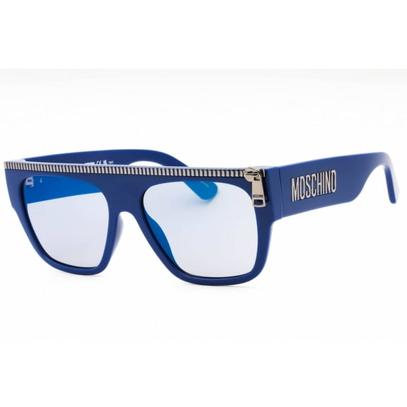Moschino MOS165/S 0PJP XT Men's Blue Plastic Full Rim Sunglasses
