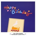 thumbnail image 3 of Kezqiaxn Birthday Cards, Funny Happy Birthday Card for Kids Boys Him Grandson Son Men BoyFriend Friend, Cartoons Train Greeting Cards Gift with Envelope & Removable Note Card, 3 of 8
