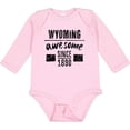 thumbnail image 3 of Inktastic Wyoming Awesome Since 1890 Boys or Girls Long Sleeve Baby Bodysuit, 3 of 5