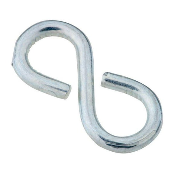 1.12 in. Steel Closed S-Hook - Zinc Plated - Pack of 6