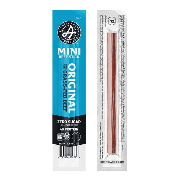 (Pack Of 10) Archer Beef Stick Original Mini 4 Oz