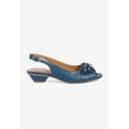 thumbnail image 4 of Comfortview Women's The Rider Leather-Like Slingback, 4 of 6