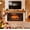 black-style1, variant on Eyisean 36" Electric Fireplace Insert with Removable Trim Kit, 1500W Fireplace Heater with Adjustable Thermostat & Flame Brightness, Home Decor Heater with Remote Control, Fire Crackling Sound