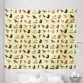 thumbnail image 1 of Egyptian Tapestry, Pattern with Egyptian in Earth Tones Hieroglyph Language, Fabric Wall Hanging Decor for Bedroom Living Room Dorm, 5 Sizes, Multicolor, by Ambesonne, 1 of 1