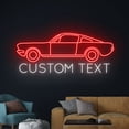 thumbnail image 4 of Handmadetneonsign Custom Text Classic Car Neon Sign, Luxury Car Led Sign, Car Led Light, Sport Car, 4 of 5
