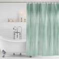 thumbnail image 2 of Polyester Fabric Green Shower Curtain, Modern Abstract Art Ombre Striped Waterproof Bathtub Curtain Bathroom Decor Set with Hooks 72 x 84 Inches, 2 of 6