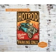 thumbnail image 2 of Hot Rod Parking Only, Classic Car, Signs for Garage, Man Cave Signs, Vintage Sign, 16x24 116242001014, 2 of 5