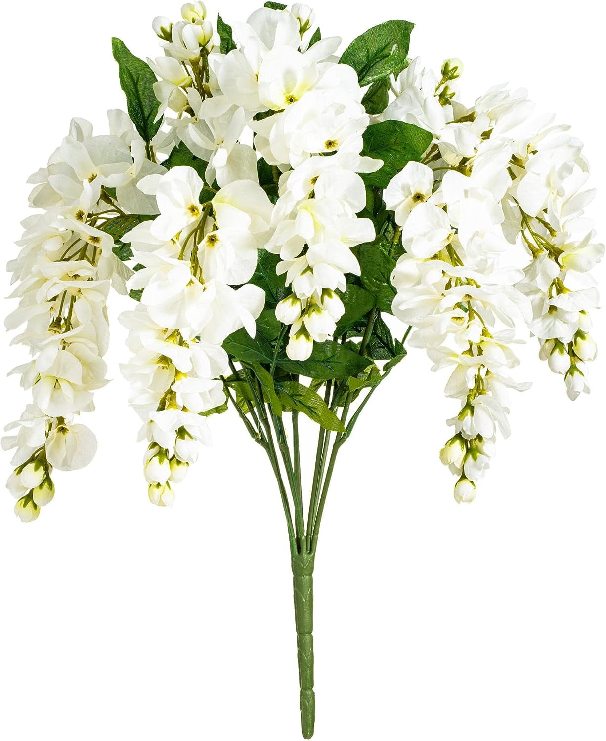 Everyday Artificial White Wistera Bush 19" Long 19Inch White