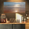 thumbnail image 1 of Tranquil Seashore with Crystal Waters - Seascape Canvas Art Print, 1 of 3