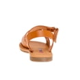thumbnail image 3 of Kensie Girl Open Toe Toddler Flat Sandals, White, 7, 3 of 6