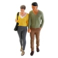 thumbnail image 2 of QualitChoice 1:64 Scale Hand Painted Miniature Model Diorama Couple Yellow Park A Figures Yellow Style B, 2 of 6