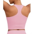 thumbnail image 3 of Camiseta sin mangas AegisChic Longline con sujetadores deportivos de yoga para mujer, 3 of 6