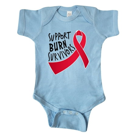 

Inktastic Support Burn Survivors- red ribbon Gift Baby Boy or Baby Girl Bodysuit