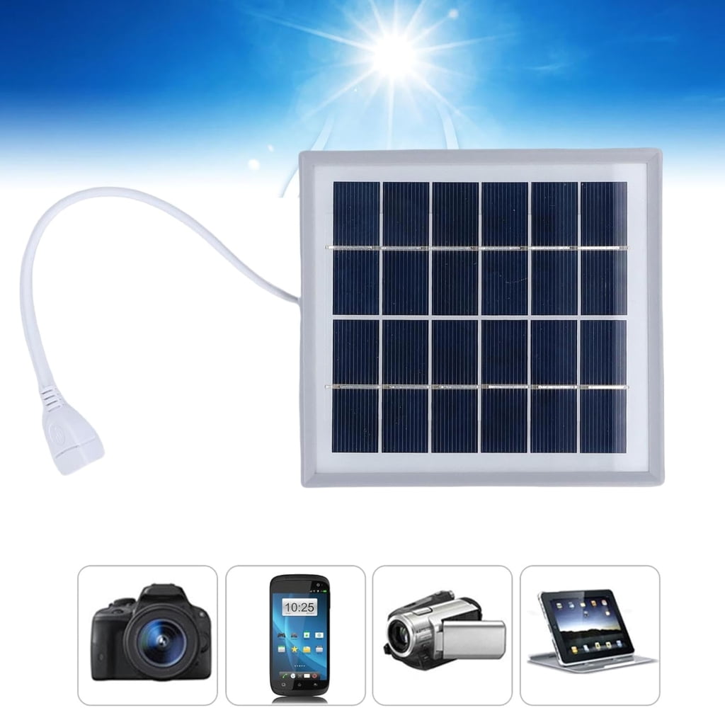 YIGSECU Pack Of 2 Foldable Solar Charging Panel 5W USB Output for Outdoor Activity