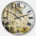 thumbnail image 1 of DesignArt Watercolor Dark Illustration Large Wall Clock, 1 of 2