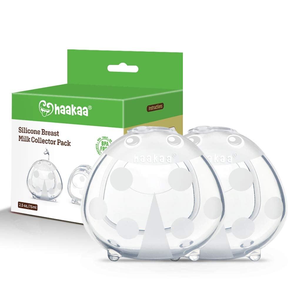 Haakaa Ladybug Silicone Milk Collectors 2.5 oz/75 ml, 2 PK Walmart