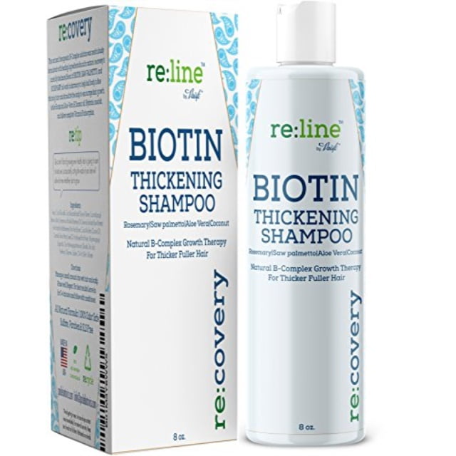 Biotin Shampoo For Hair Growth - Thickening Shampoo For Hair Loss All  Natural For Thinning Hair - Rosemary Aloe Vera Coconut - For Women & Men -  Sulfate Free Paraben Free -