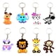 thumbnail image 4 of Lindo llavero de PVC, moda, creativo, dibujos animados, animal, colgante, llavero de metal, lindo llavero de animal, 4 of 6