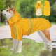 thumbnail image 1 of Sudadera impermeable amarilla para perros CHAO reflectante para mascotas tamaño XXL, 1 of 5