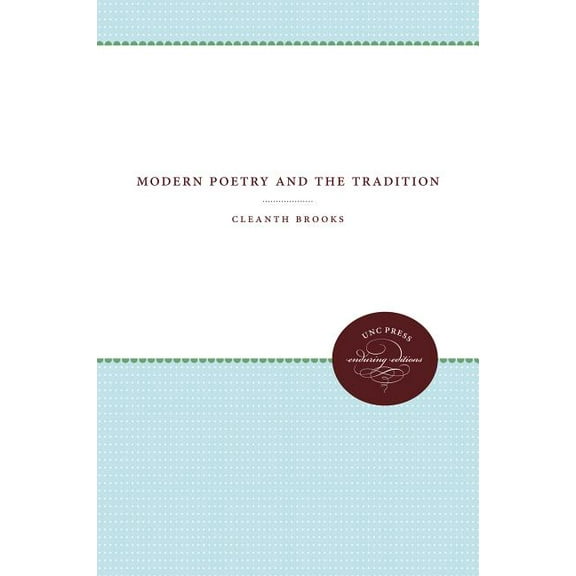 Modern Poetry and the Tradition, (Paperback)
