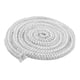 thumbnail image 1 of Sello de cuerda de fibra de vidrio blanco, eficiencia energética, fácil instalación, para estufa de leña 20mmx3m, 1 of 9