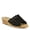 BLACK, variant on Estella Women's Laser-Cut Leather Wedge Sandal