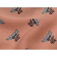 thumbnail image 4 of oneOone Viscose Jersey Fabric Bird Block Printed Fabric 1 Yard 60 Inch Wide, 4 of 5