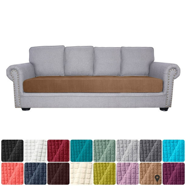 Sofa Seat Slipcovers Couch Cushion Covers 4 Seater Stretch Spandex Non