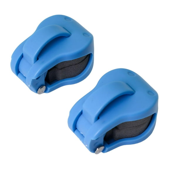 hengtong 2 Pieces Fishing Rod Holder Straps Wrap Equipment for Garage Ground Carrying blue