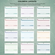 Clever Fox Habit Tracker Calendar